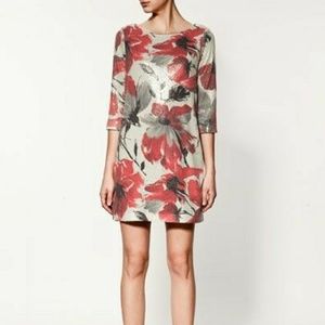 Zara Floral Sequin Dress
